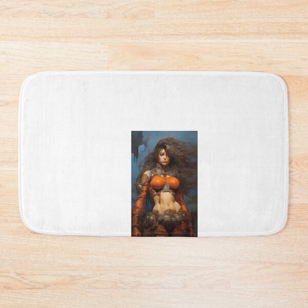 Item preview, a painting of a woman dressed in armor designed and sold by Dark Fantasy Store.