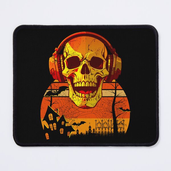 Item preview, Retro Hallowen Skull designed and sold by my-green-gecko.