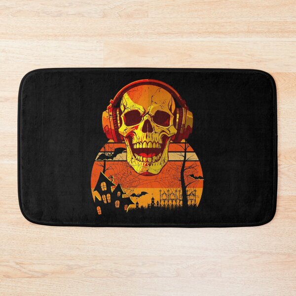 Item preview, Retro Hallowen Skull designed and sold by my-green-gecko.