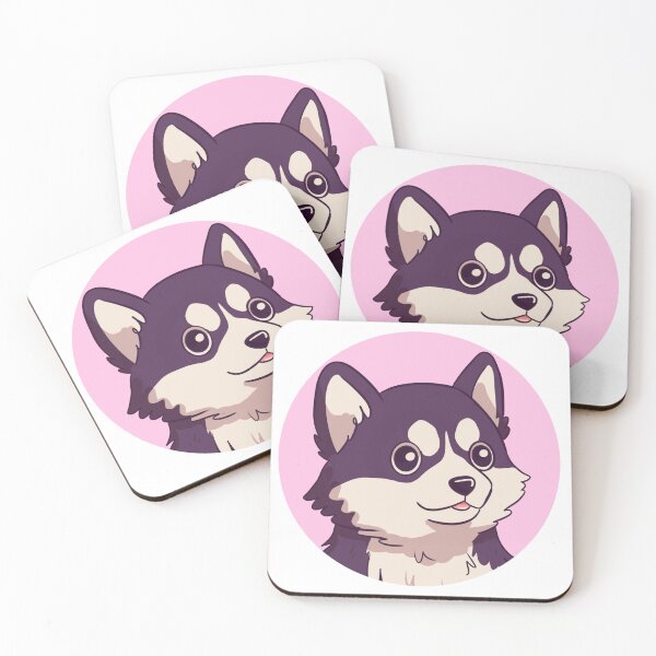 Item preview, Cute chibi siberian husky cartoon dog  designed and sold by Yaragold.