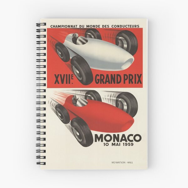 Item preview, Vintage motor racing Grand Prix - Circa 1958 designed and sold by Marlene Watson-Hall.