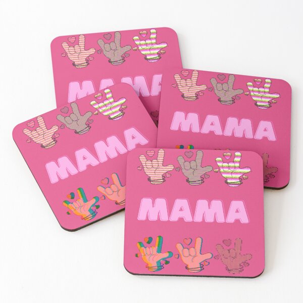 Item preview, MAMA Mother Vintage Colorful Love Hand Signal T-Shirt. designed and sold by meejit39.