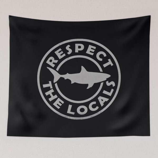 Item preview, Respect The Locals Shark Classic 		 designed and sold by pksofpfks46.