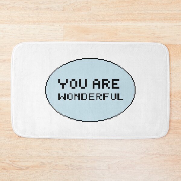 Item preview, Inspirational Pixel Art: You Are Wonderful designed and sold by Chloe Lamplugh.