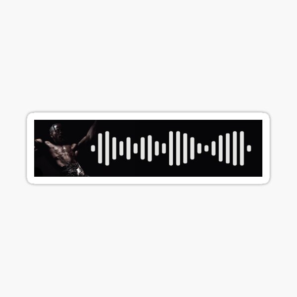 Travis Scott - UTOPIA (Album) (Spotify Code) Sticker for Sale by