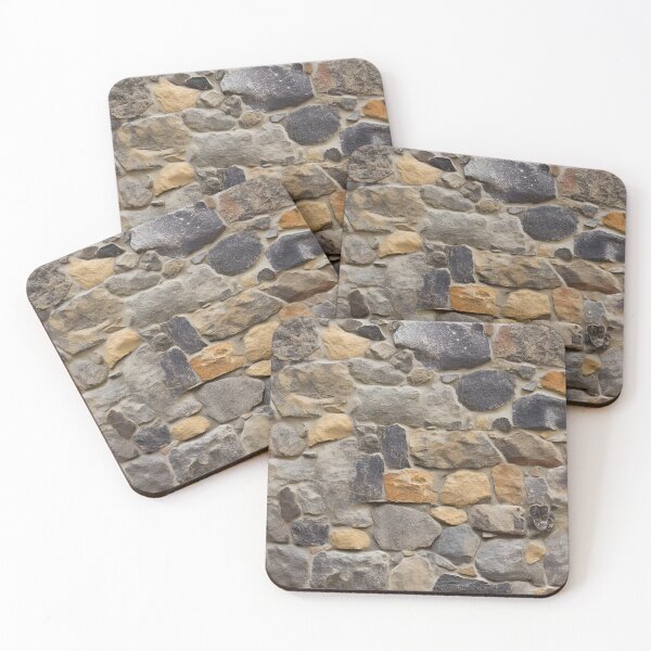 Item preview, Old Gray Sand Stone Wall Pattern designed and sold by Sturdust.