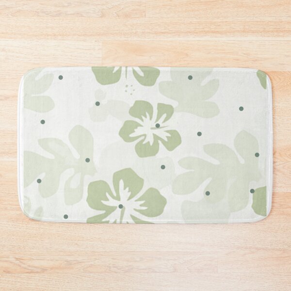 Item preview, Light green hibiscus flowers background  designed and sold by Chirayu1111.