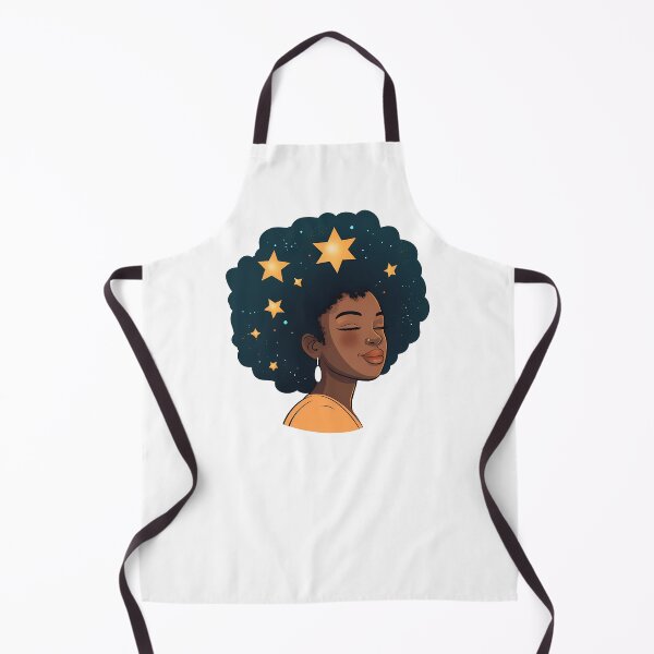 Item preview, Black Woman Stars Afro Black Pride designed and sold by KD Merch.