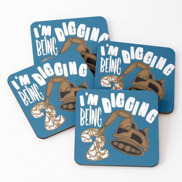 Item preview, Im digging being 2 - 2 years old birthday design  designed and sold by giftfromheart.