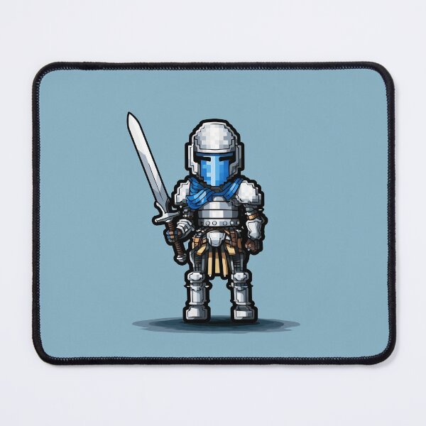 Item preview, 8-bit pixel art Knight designed and sold by CyprianCrafts.