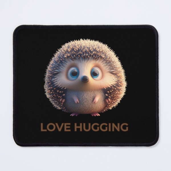 Item preview, Love Hugging Love hugs, with a hedgehog motif designed and sold by NANIDESIGNKreat.