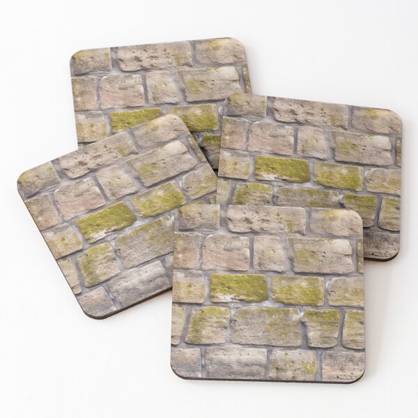 Item preview, Mossy Beige Medieval Brick Wall Texture designed and sold by Sturdust.