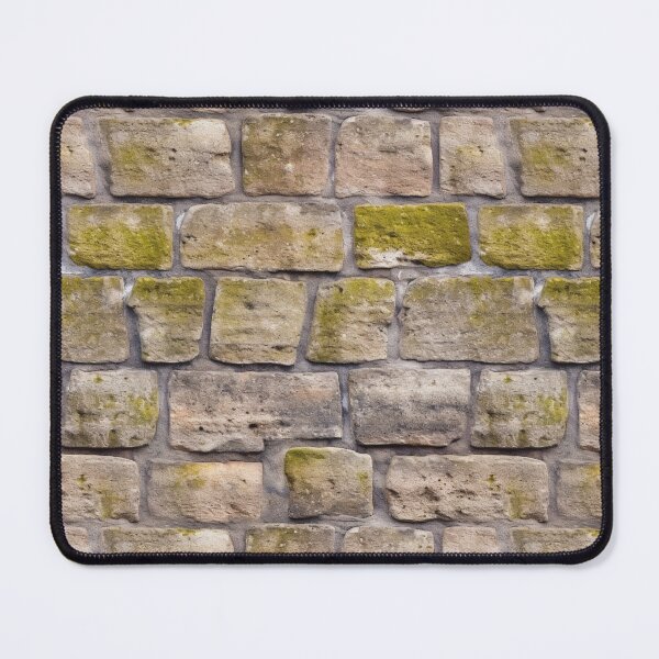 Item preview, Mossy Beige Medieval Brick Wall Texture designed and sold by Sturdust.