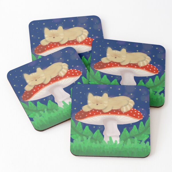 Item preview, Mushroom Kitty designed and sold by random-mica-art.