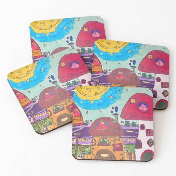 Item preview, Mushroom City designed and sold by KLCdoodles.