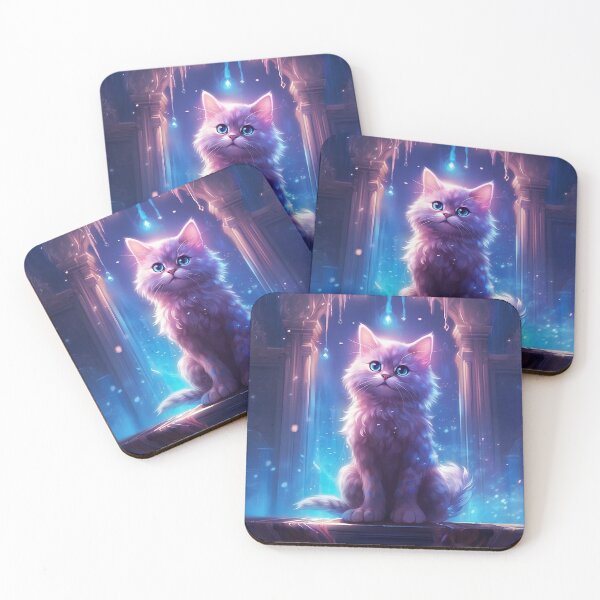 Item preview, LITTLE CUTE KITTEN IN A MAGICAL SCENERY designed and sold by Hiszpanka.