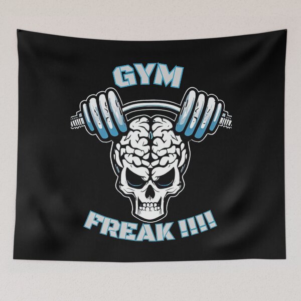 Item preview, GYM FREAK SKULL Designe ! designed and sold by visniowy.