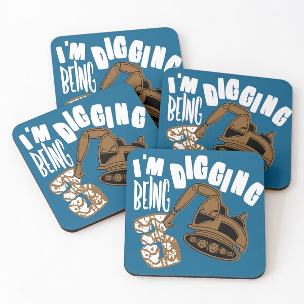 Item preview, Im digging being 3 - 3 years old birthday design  designed and sold by giftfromheart.