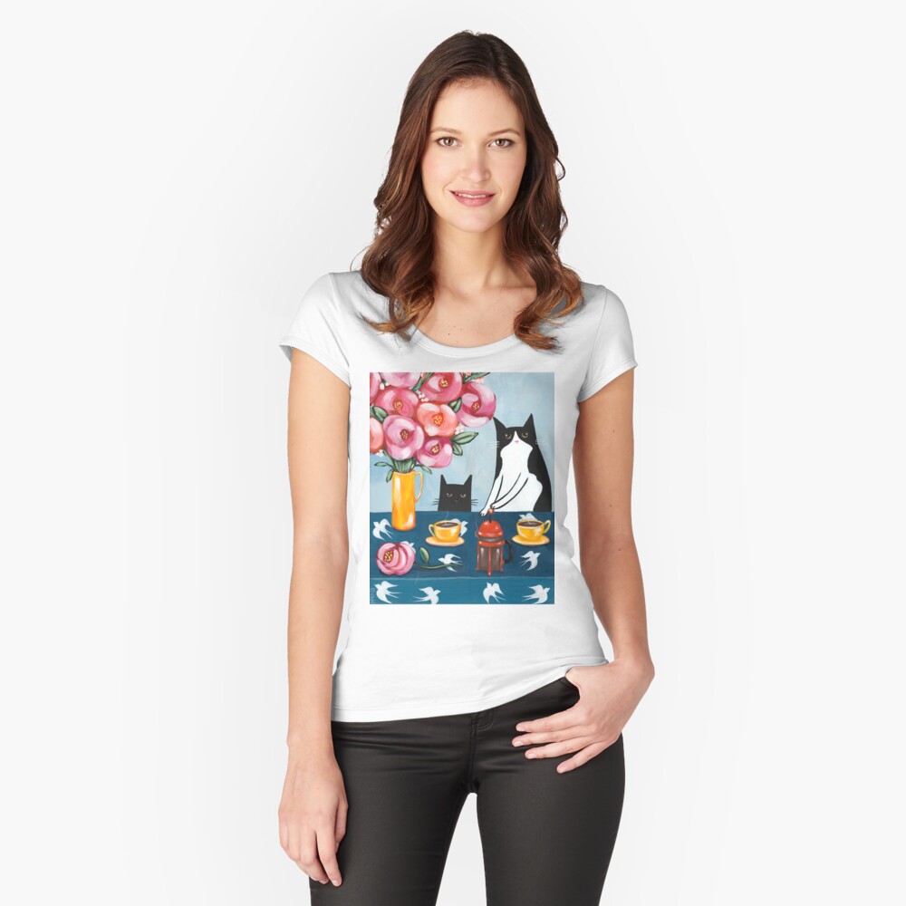 Item preview, Fitted Scoop T-Shirt designed and sold by kilkennycat.