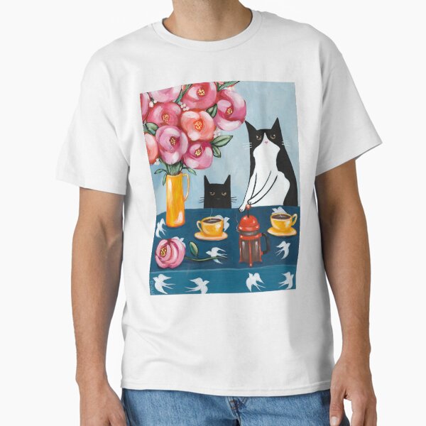 Item preview, French Press Coffee Cats designed and sold by KilkennyCat Art.