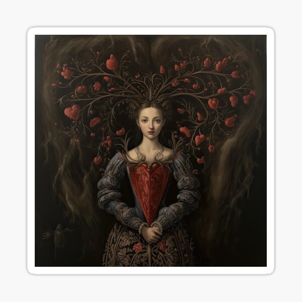 Heart In Bloom Sticker