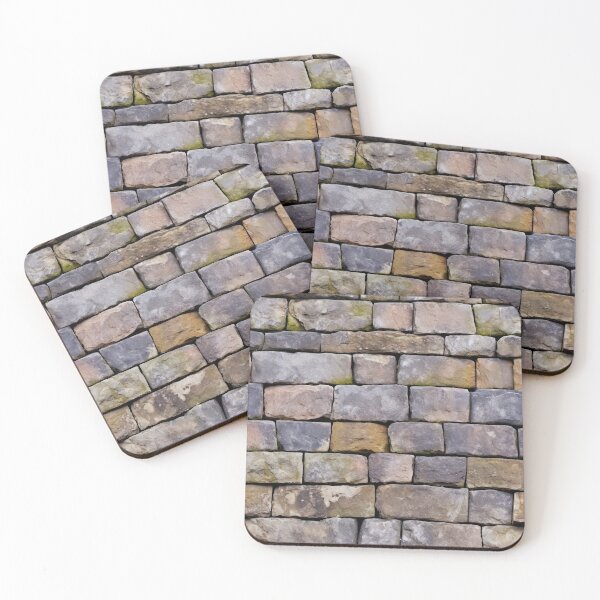 Item preview, Stacked Stones Bricks Texture Pattern designed and sold by Sturdust.