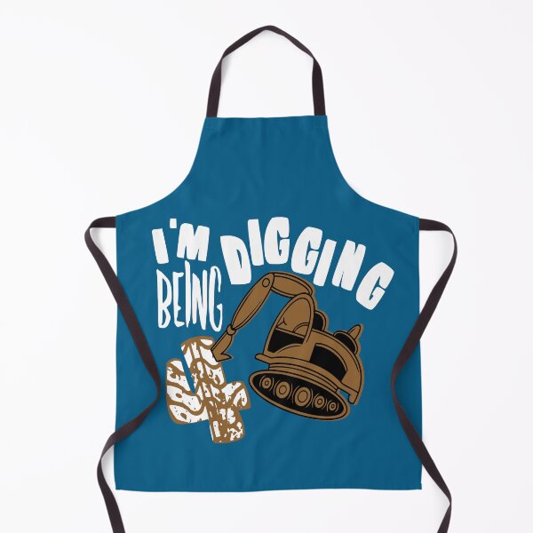 Item preview, Im digging being 4 - 4 years old birthday design  designed and sold by giftfromheart.