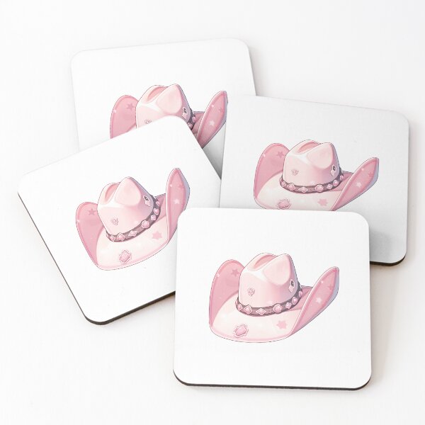 Item preview, Vamos niñas lindo rosa vaquero sombrero de vaquera designed and sold by CozyKawaiiArt.