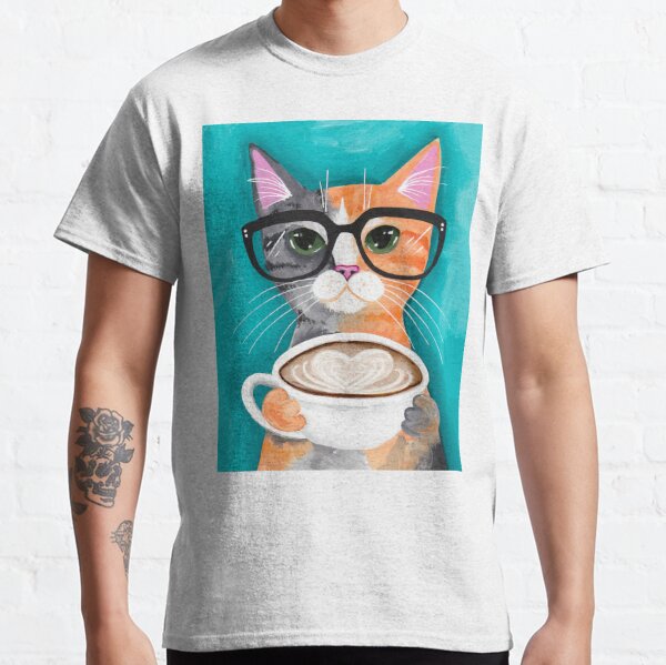 Cat hotsell coffee shirt