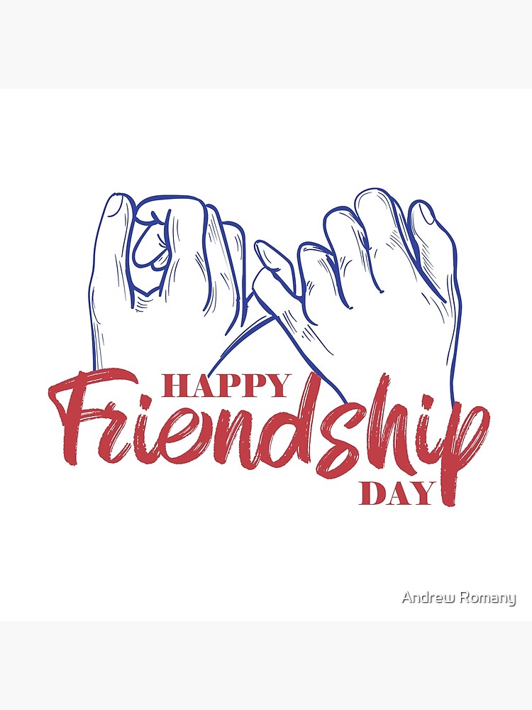 Happy friendship day hand draw sketch hand holding background 9222892  Vector Art at Vecteezy