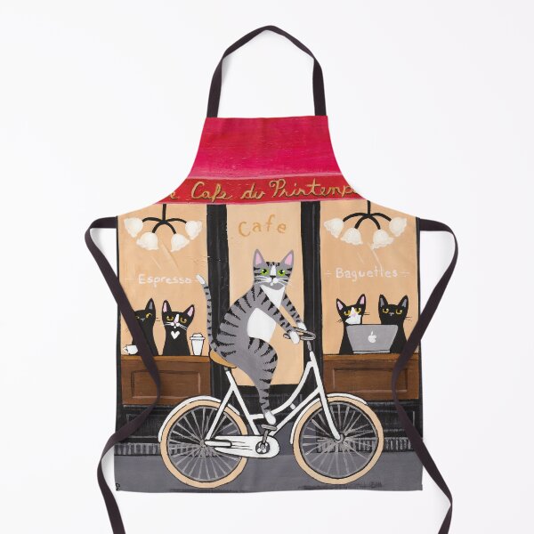 Item preview, A Bicycle Ride Past the Cafe designed and sold by KilkennyCat Art.