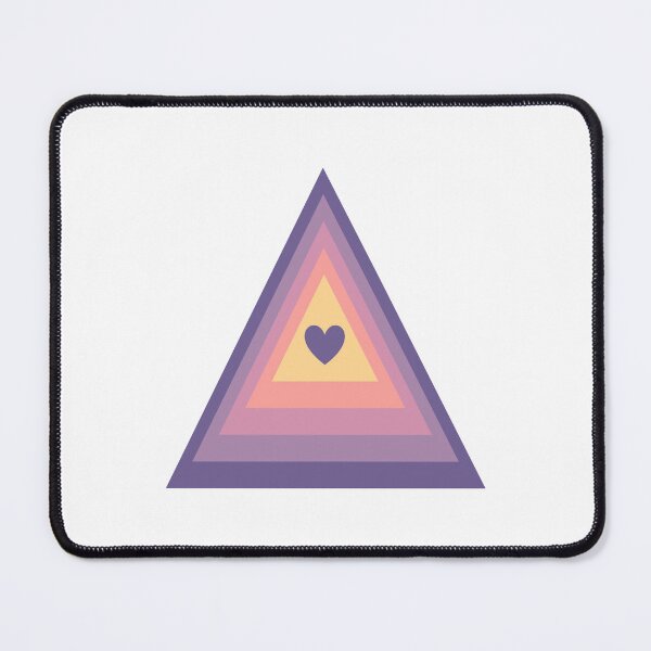 Item preview, Pastel Purple Tones Heart Love Triangle designed and sold by EpicCreation.