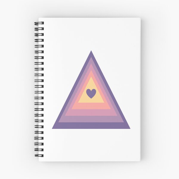 Item preview, Pastel Purple Tones Heart Love Triangle designed and sold by EpicCreation.