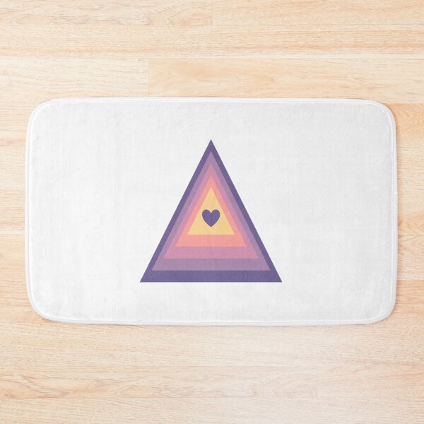 Item preview, Pastel Purple Tones Heart Love Triangle designed and sold by EpicCreation.
