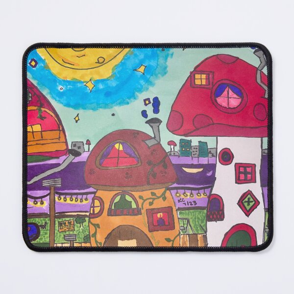 Item preview, Mushroom City designed and sold by KLCdoodles.