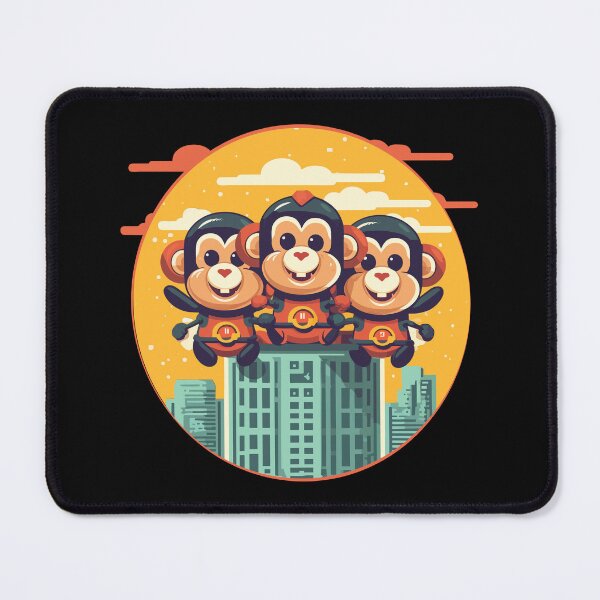 Item preview, Skyscrapers with Three Monkeys designed and sold by Zen-Marc.
