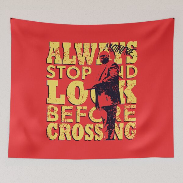Item preview, Look before crossing, Marsellus (Pulp Fiction) designed and sold by TKsuited.