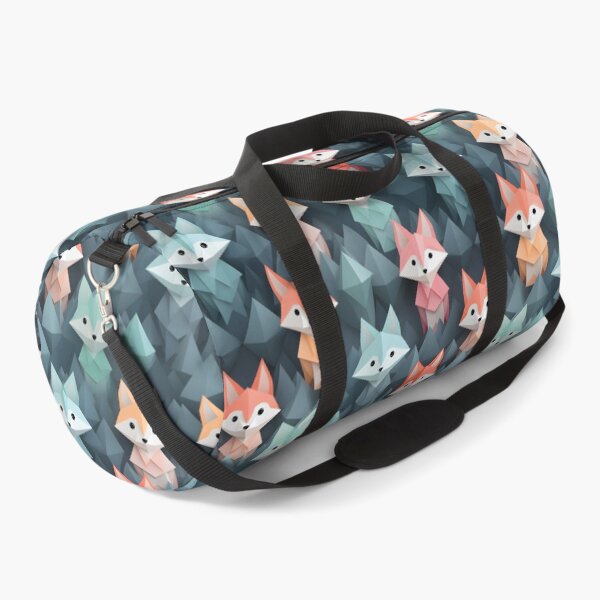 Item preview, Pastel Origami Fox Pattern - Whimsical and Playful Design designed and sold by The Whimsical Homestead.