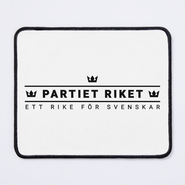 Item preview, Partiet Riket Text (Black) designed and sold by PartietRiket.