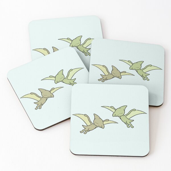 Item preview, LOVEY DINOS: flying Pteranodon couple designed and sold by EmiliaMoscovich.