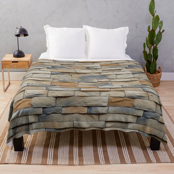 Item preview, Modern Decorative Stacked Stone Bricks Wall Texture designed and sold by Sturdust.