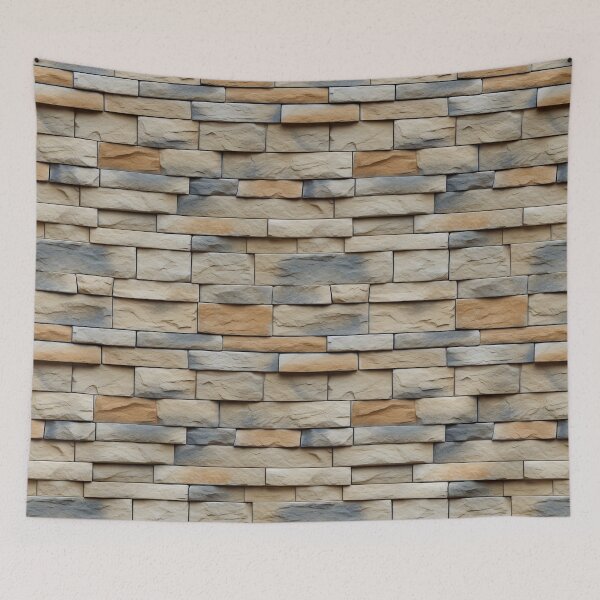 Item preview, Modern Decorative Stacked Stone Bricks Wall Texture designed and sold by Sturdust.
