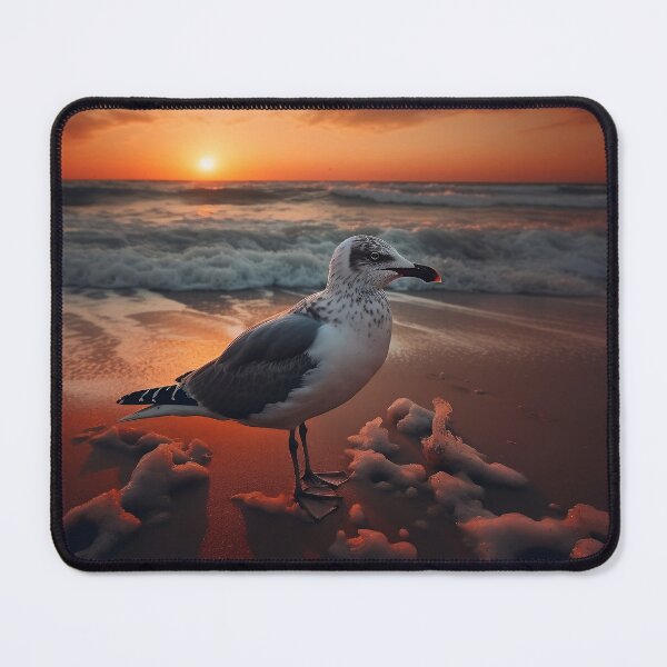 Item preview, bird, sea, beach and sunset designed and sold by Hiszpanka.