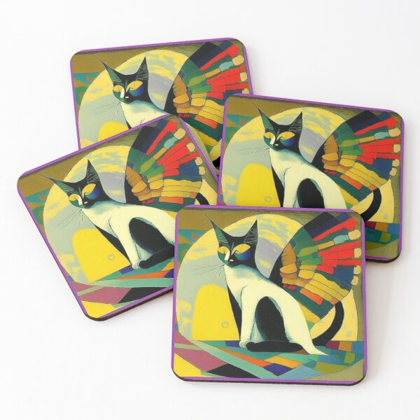 Item preview, Pretty cat. Abstraction. designed and sold by Natalia-Vlad.
