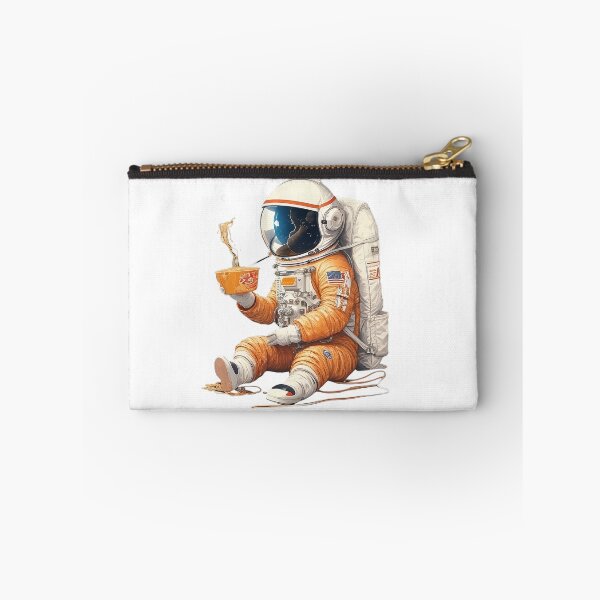 Item preview, Astronaut eating instant noodle cup. designed and sold by ImagineCorner.