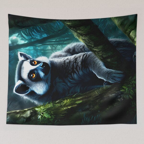 Item preview, lemurs designed and sold by PandorasWelt.