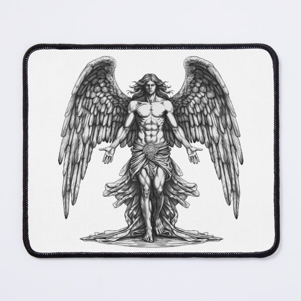 Item preview, Angel black and white designed and sold by AgeOfHeroes.