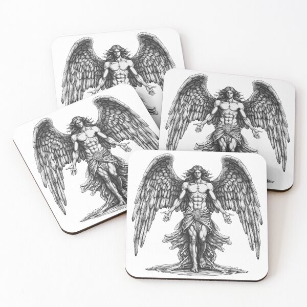 Item preview, Angel black and white designed and sold by AgeOfHeroes.