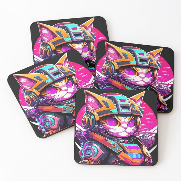 Item preview, Cat Robot Art - Unleash the Futuristic Feline Magic on Redbubble! designed and sold by Watchara Aekcheen.