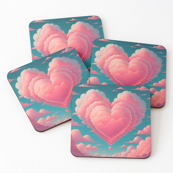 Item preview, Pink Cloudy Heart designed and sold by Itsheartshop.